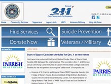 Tablet Screenshot of 211brevard.org